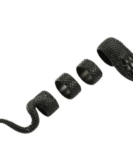 Serpent's Whisper: Enchanting Vintage Gothic Jewelry Set