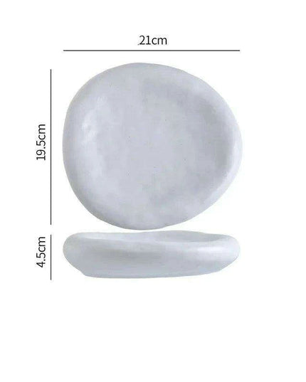 Artistic Japanese Ceramic Plate Set for Sophisticated Dining Moments