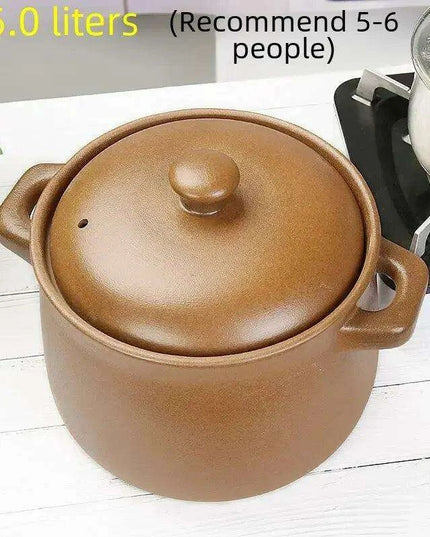 Expectant Mothers' Traditional Chinese Clay Pot Stew Cooker - Elevate Your Cooking Experience