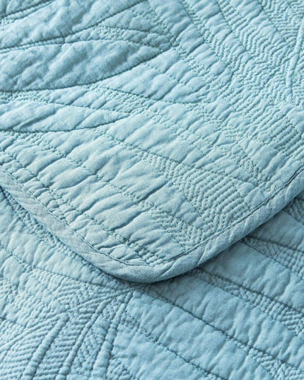 Elegant Green Bubble Kiss 3-Piece Quilt Set for King, Queen & Double Beds