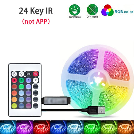 RGB Led Strip Lights 1M-40M Led Room Light with APP Control Flexible Ribbon Luces Led Tape for Room Bedroom Decoration rgb-led-strip-lights-1m-40m-led-room-light-with-app-control-flexible-ribbon-luces-led-tape-for-room-bedroom-decoration