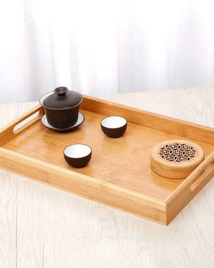 Sustainable Elegance: Premium Bamboo Serving Tray Set for Stylish Dining