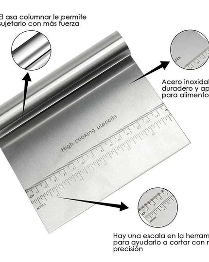 Premium Stainless Steel Baking Essentials Kit with Integrated Scale and Precision Cutter