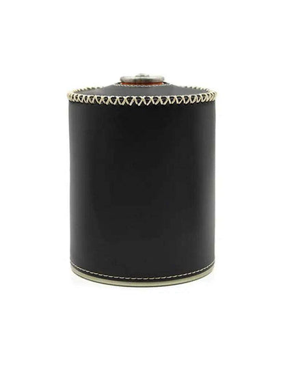 Retro Chic Leather Gas Can Cover - Stylish Air Bottle Protector