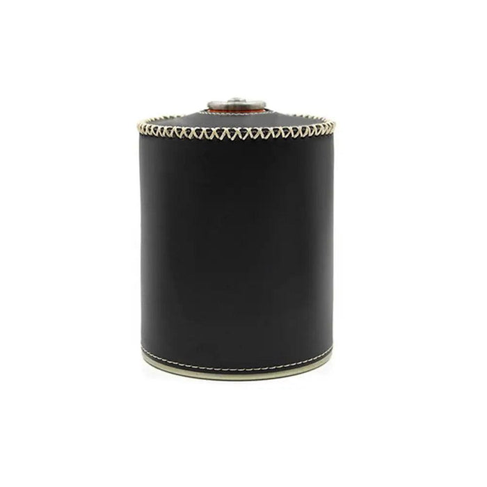 Retro Chic Leather Gas Can Cover - Stylish Air Bottle Protector