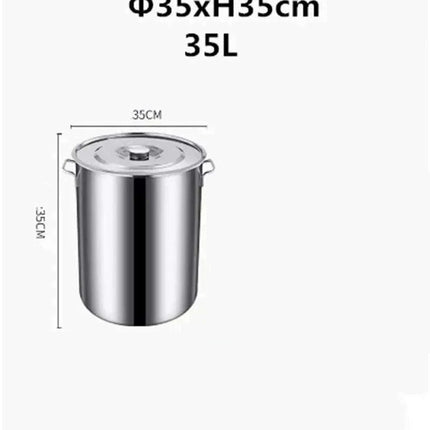 Versatile Stainless Steel Cooking Pot Set with Handle for Easy Transport