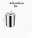 Versatile Stainless Steel Cooking Pot Set with Handle for Easy Transport