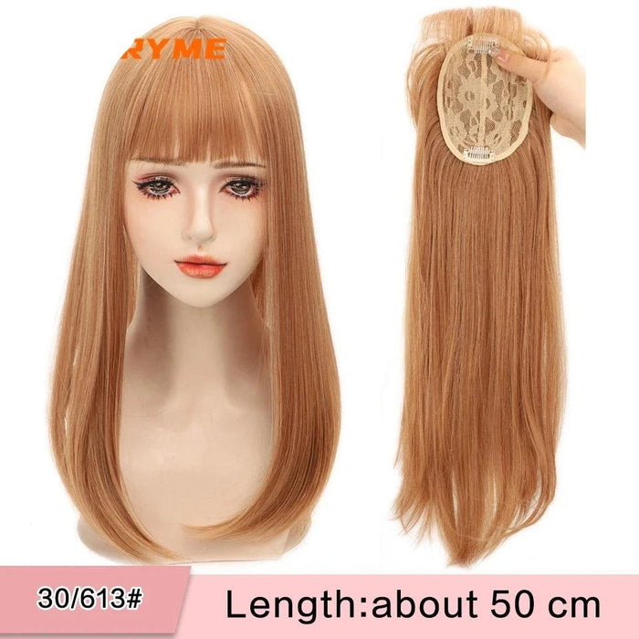 Seamless White Hair Clip-In Bangs for Effortless Style Transformation