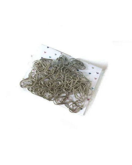 Vibrant Metal Paper Clips - 50-Pack - Essential for Efficient School and Office Organization