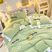 Green / 1.2m Bed(3pcs) / Fitted Bed Sheet