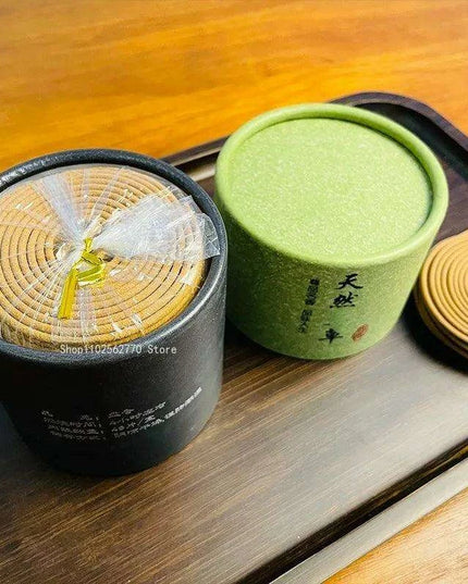 Natural Sandalwood Incense Coils - 4 Hour Air Purifying Fragrance for Home and Bedroom Decor (48 Pieces)