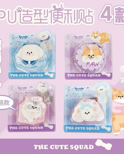 Whimsical Kawaii Mini Notebook and Sticky Notes Set for Creative Note-Taking