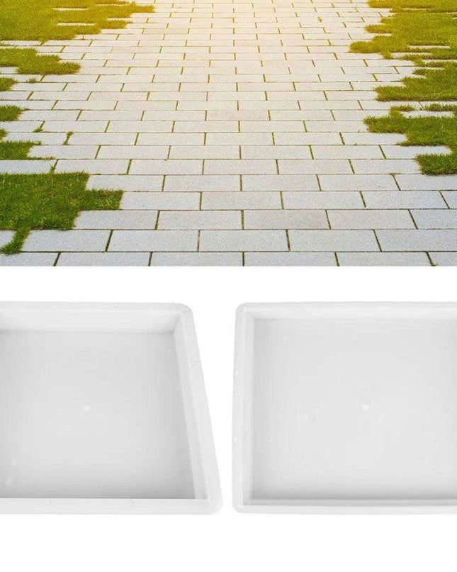 DIY Plastic Paving Mold for Garden Pathways - Heavy-Duty Cement Stepping Stone Maker