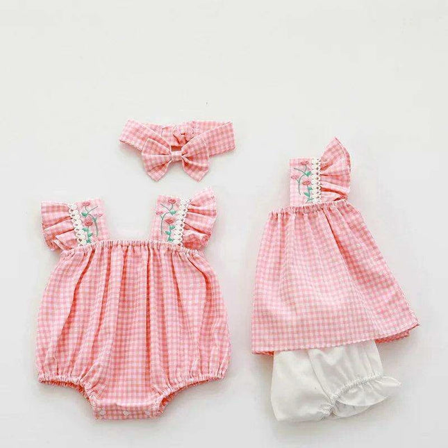 Colorful Summer Toddler Outfit Duo - Trendy Two-Piece Attire for Boys and Girls