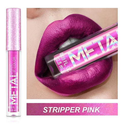 Metallic Matte Liquid Lipstick Waterproof Long Lasting Non-Stick Cup Matte Shimmer Glitter Lip Gloss Women Lips Makeup 12 Colors metallic-matte-liquid-lipstick-waterproof-long-lasting-non-stick-cup-matte-shimmer-glitter-lip-gloss-women-lips-makeup-12-colors