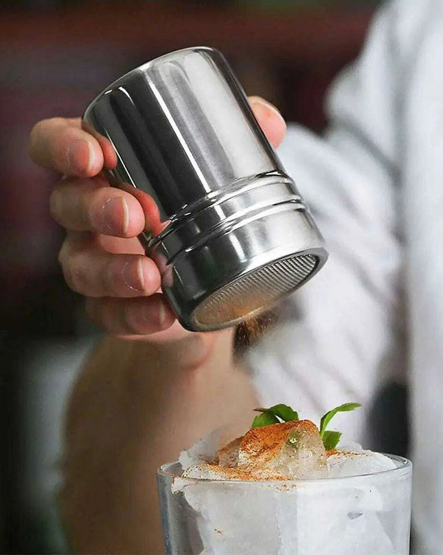 Stylish Stainless Steel Spice Dispenser for Gourmet Chefs