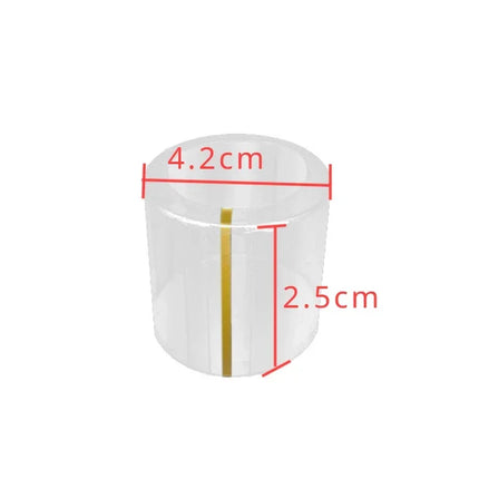 HARDIRON 100pcs Gold Striped Heat Sealing Film for Glass Bottles