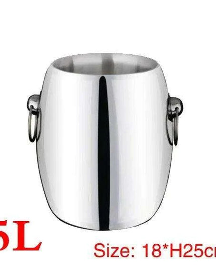 Deluxe Insulated Stainless Steel Drink Cooler Barrel