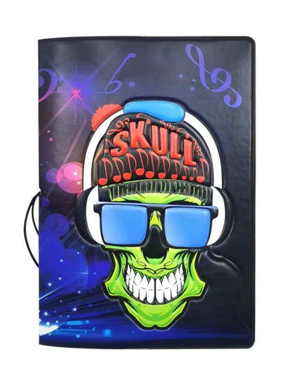 Chic 3D Printed Passport Holder with Card Slots and Faux Leather Texture