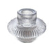 Elegant Double-Sided Glass Candle Holder - Ideal for Weddings and Special Occasions