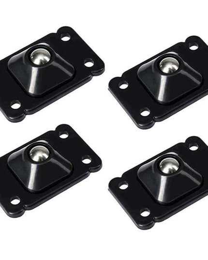 Set of 4 Adhesive 360° Swivel Casters for Effortless Movement of Bins and Cans