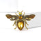 Trendy Rhinestones Bees Brooches for Women Unisex Enamels Insects Pins