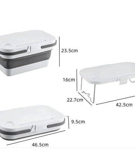 Ultimate All-in-One Picnic Basket for Outdoor Adventures - Compact and Versatile Storage Solution