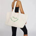 100pcs/Wholesale Custom Logo Natural Cotton Fabric Handbag