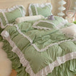 Green / for 1.5m bed 3pcs / Flat Bed Sheet