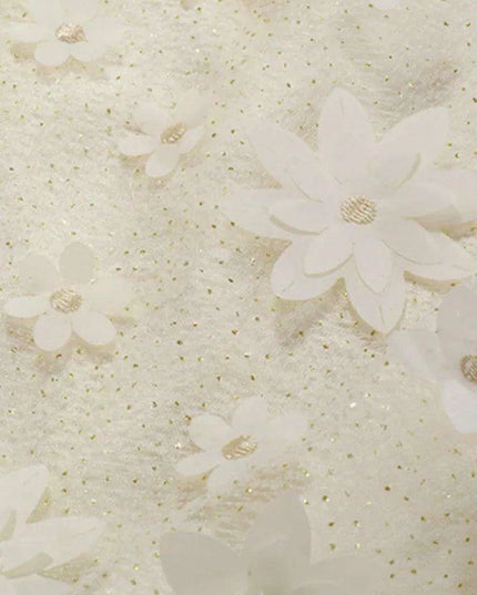 Off-Shoulder Floral Patchwork Evening Dress for Women