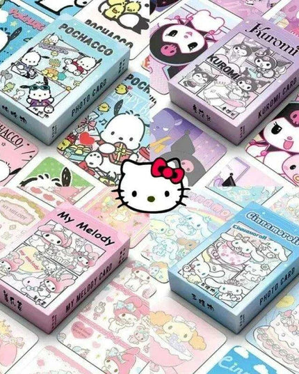 Whimsical Sanrio Characters Laser Photo Card Collection - Dreamy Wonderland Edition