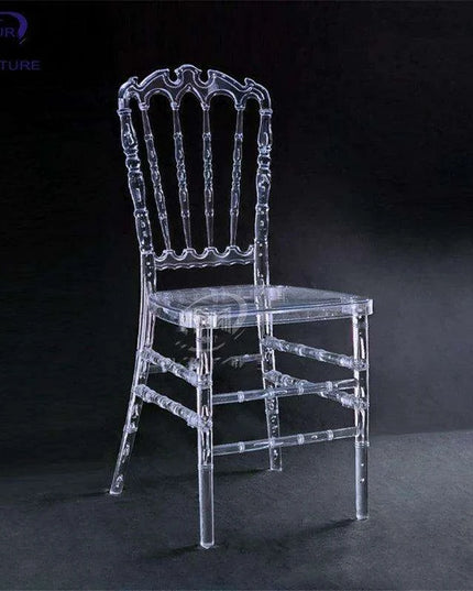 Elegant 50-Piece Clear Acrylic Chiavari Chairs for Sophisticated Celebrations