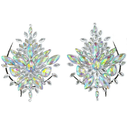 Radiant Crystal Chest Adornments: Alluring Body Accessories