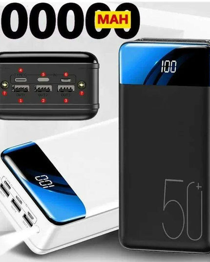 Powerful Portable Charger with Built-in LED Flashlight