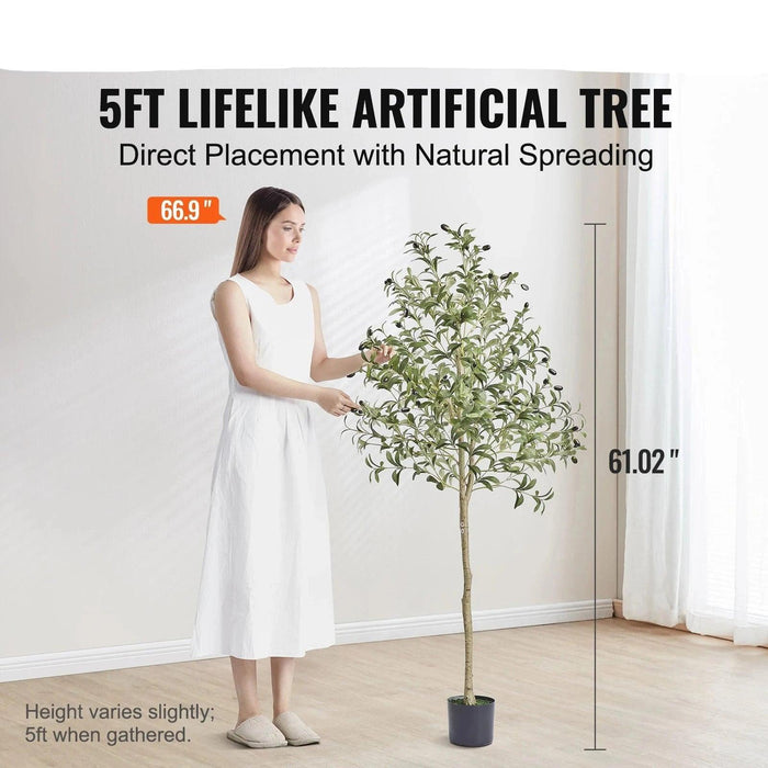 Personalized Realistic Stainless Steel Olive Tree for Stylish Home and Garden Decor