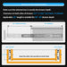 24" Premium Galvanized Steel Push-to-Open Drawer Slides - Heavy-Duty Pair for Cabinetry
