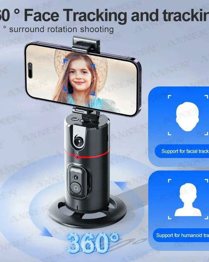 Smartphone Gimbal Stabilizer with Advanced Face Tracking and Remote Control for 360° Video Shooting