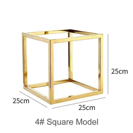 Stylish Stainless Steel Multi-Layered Snack and Dessert Tower for Celebrations