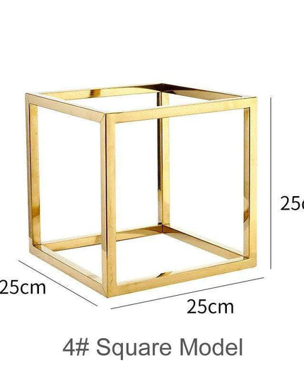 Stylish Stainless Steel Multi-Layered Snack and Dessert Tower for Celebrations