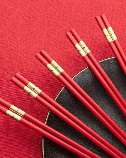 Elegant Red Japanese Chopsticks – Premium Dining Utensils for Sushi and Asian Cuisine