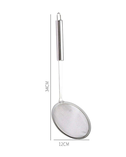 Precision Stainless Steel Skimmer Spoon for Effortless Cooking and Filtration