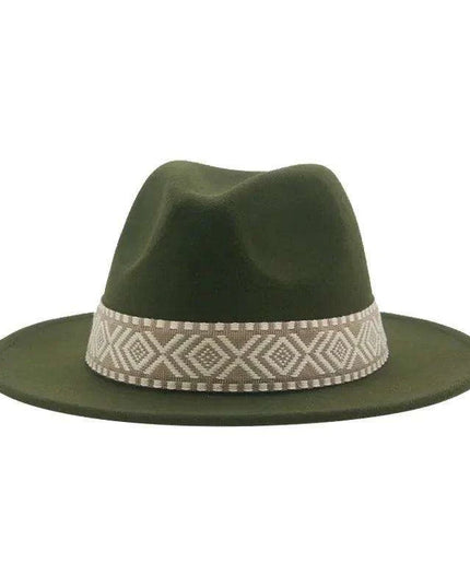 Versatile Unisex Panama Cowboy Hat - Wide Brim Fedora in Classic Camel, Black, and White Felt Options