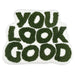 You Look Good Monogramed Microfiber Bathroom Mat