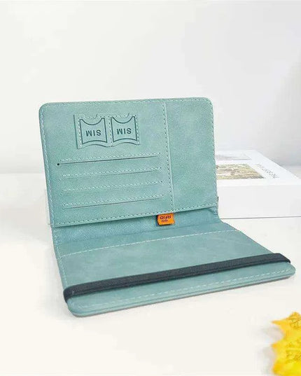Stylish Genuine Leather RFID Passport Holder for Trendy Travelers
