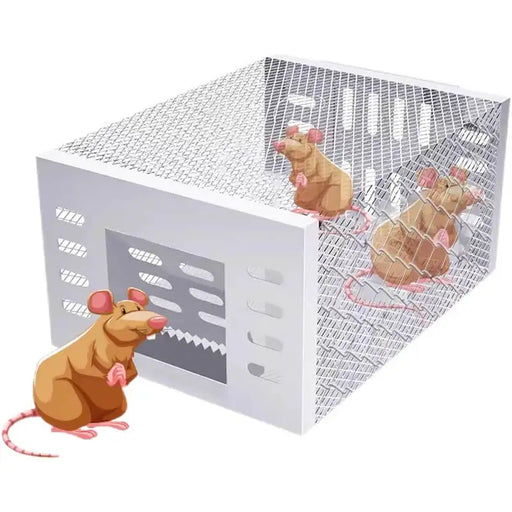 Automatic Continuous Cycle Mouse Trap with High-Sensitivity One-Way Door