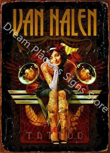 Legends of Rock Metal Wall Art - Timeless Decor for Music Enthusiasts and Entertainment Spaces