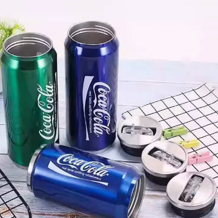 304 Stainless Steel Insulated Mug with Straw — 350ml & 500ml