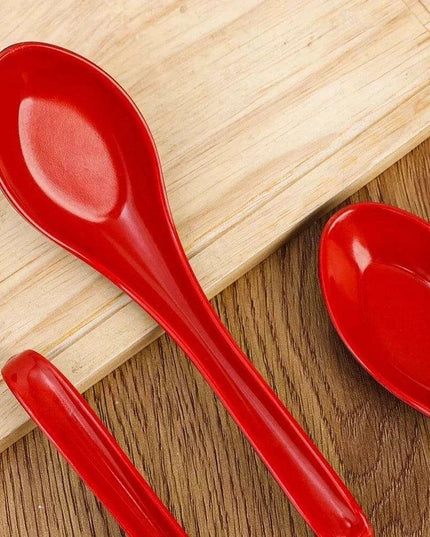 Elegant Japanese Porcelain Spoons Set - Premium Anti-Chip Kitchen Utensils