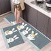 Cartoon Kitchen Rug - Luxurious and Practical Mat with Enhanced Absorption and Grip