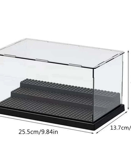 Acrylic Display Case for Building Block Figures with Dust Protection